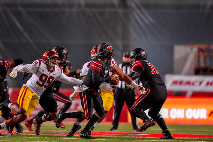 USC OLB Drake Jackson. Credit: John McGillen/USC Athletics